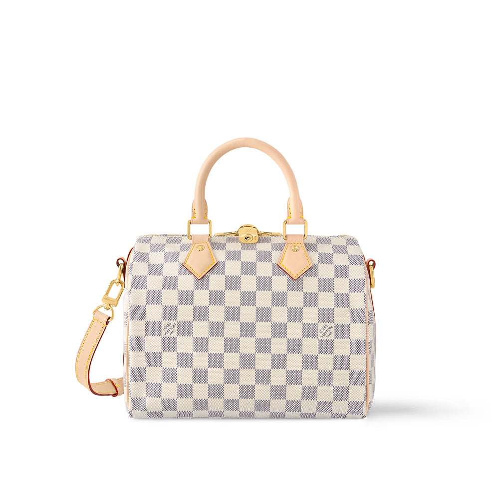 Louis Vuitton Speedy Bandouliere 25 Damier Azur Canvas N40608