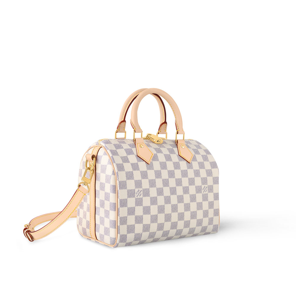 Louis Vuitton Speedy Bandouliere 25 Damier Azur Canvas N40608 - Photo-2