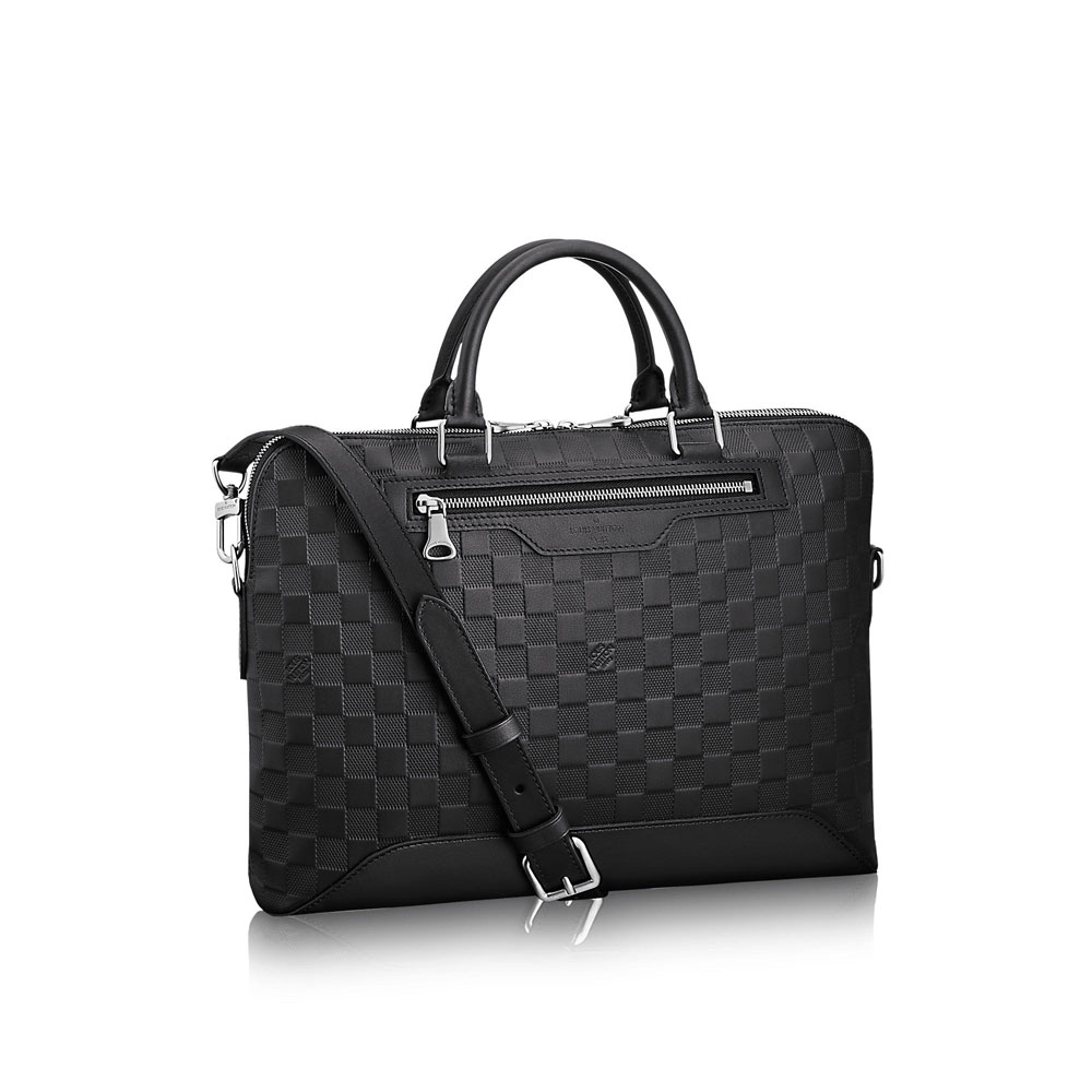 Louis Vuitton avenue soft briefcase damier infini leather mens bag N41019
