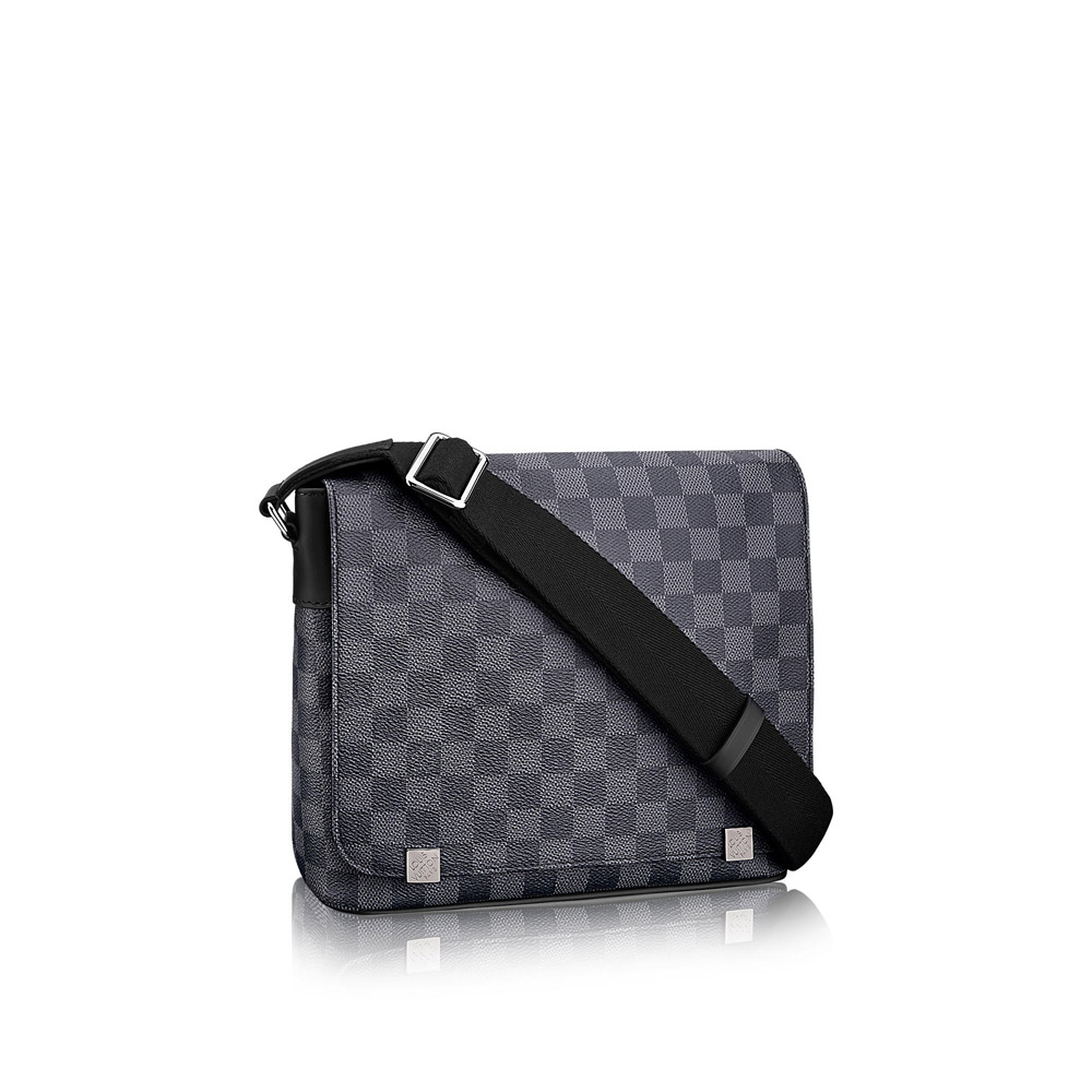 Louis Vuitton Damier Graphite Canvas Cross Body Bag District PM N41028