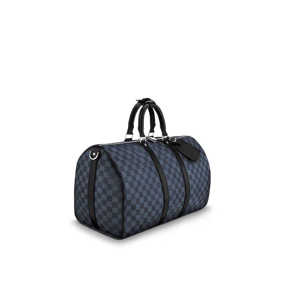 Louis Vuitton Keepall Bandouliere 45 Damier Cobalt Canvas N41349 - Photo-2