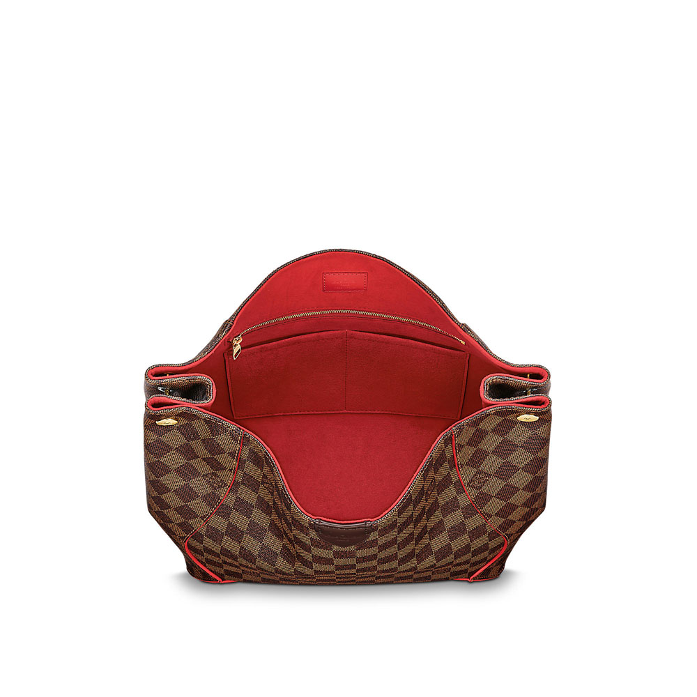 Louis Vuitton caissa hobo damier ebene canvas bag N41555 - Photo-2