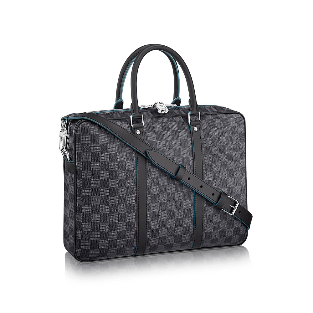 Louis Vuitton porte documents voyage pm damier graphite mens bag N42400