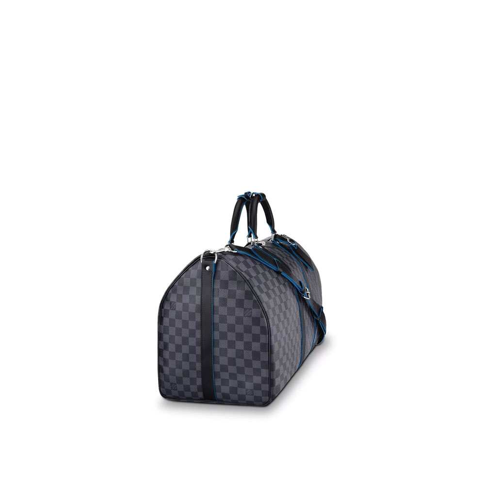 Louis Vuitton KEEPALL BANDOULIERE 55 Damier Graphite Stripe N42427 - Photo-2