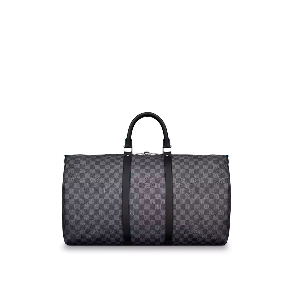 Louis Vuitton KEEPALL BANDOULIERE 55 Damier Graphite Stripe N42427 - Photo-4