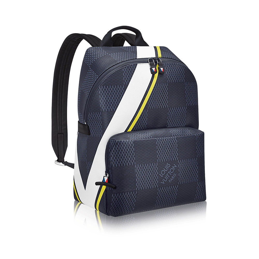 Louis Vuitton apollo backpack damier cobalt canvas americas cup 2017 N44005