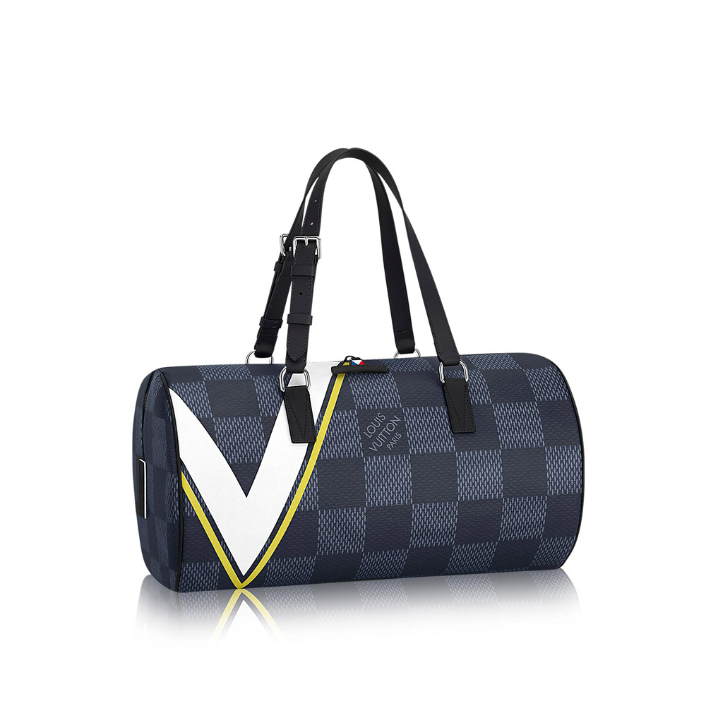 Louis Vuitton sac polochon damier cobalt N44013
