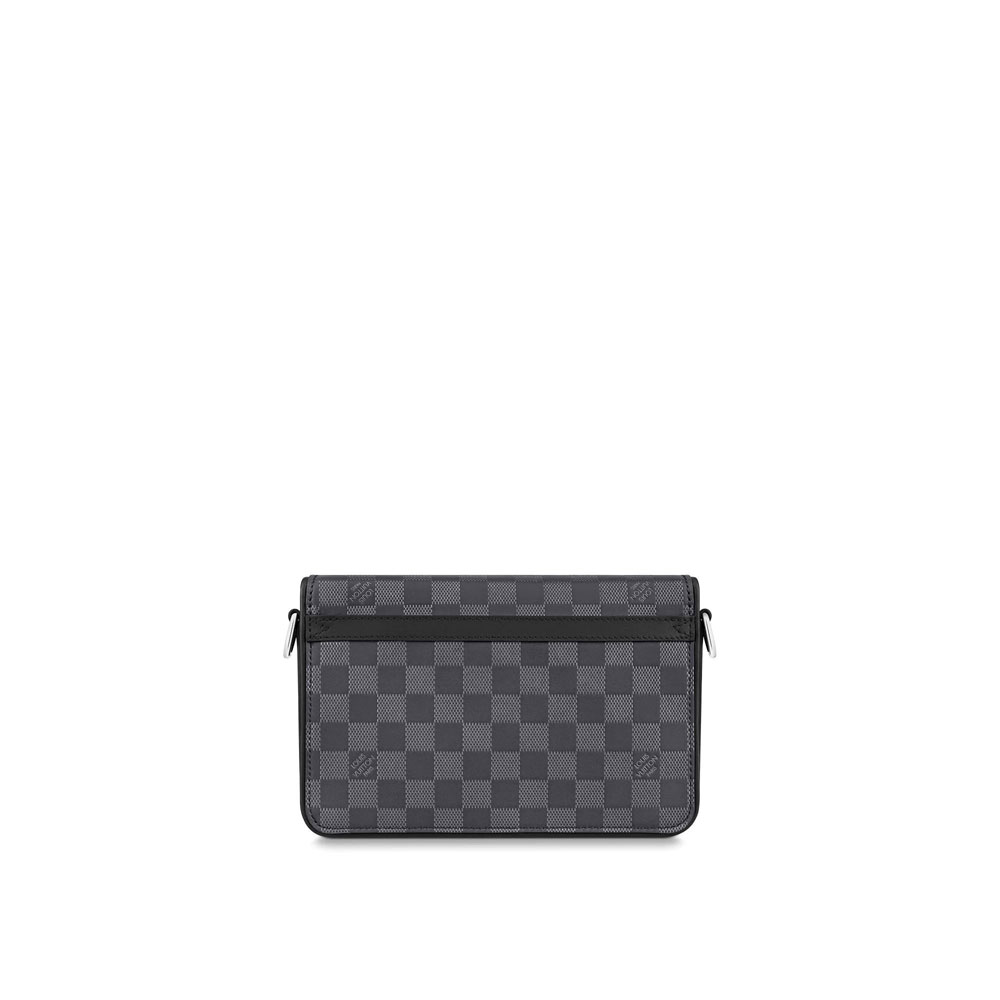 Louis Vuitton Studio Messenger Damier Infini Leather in Grey N50007 - Photo-4