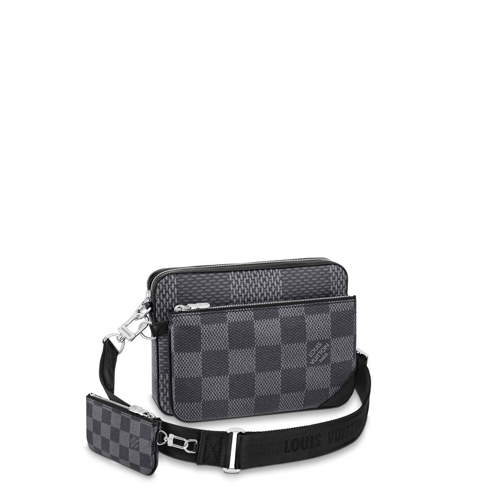 Louis Vuitton Trio Messenger Damier Graphite Canvas N50017