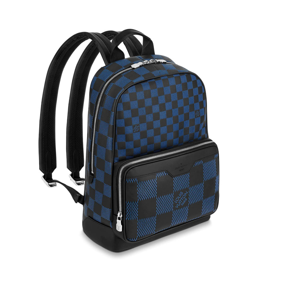 Louis Vuitton Campus Backpack Damier Infini Leather in Black N50021 - Photo-2