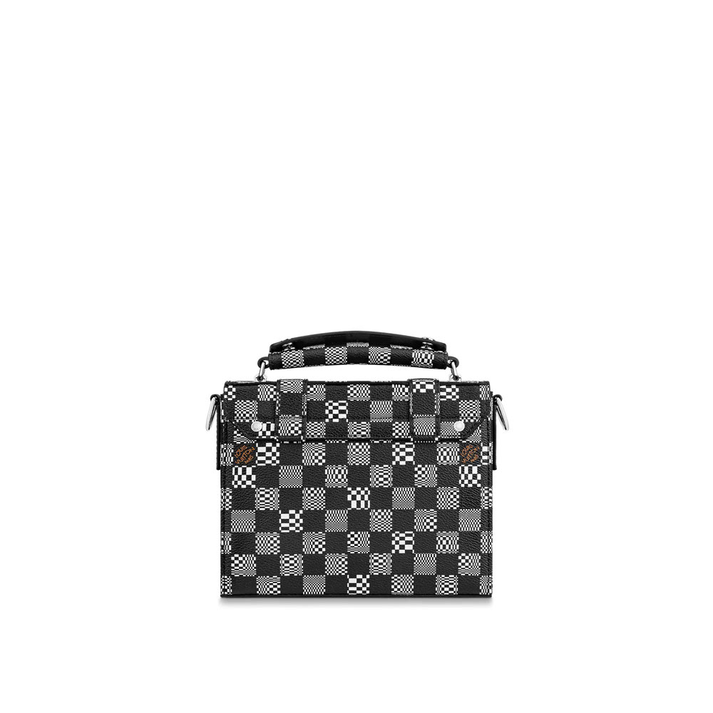 Louis Vuitton Flap Soft Trunk Messenger Damier Black N50032 - Photo-4