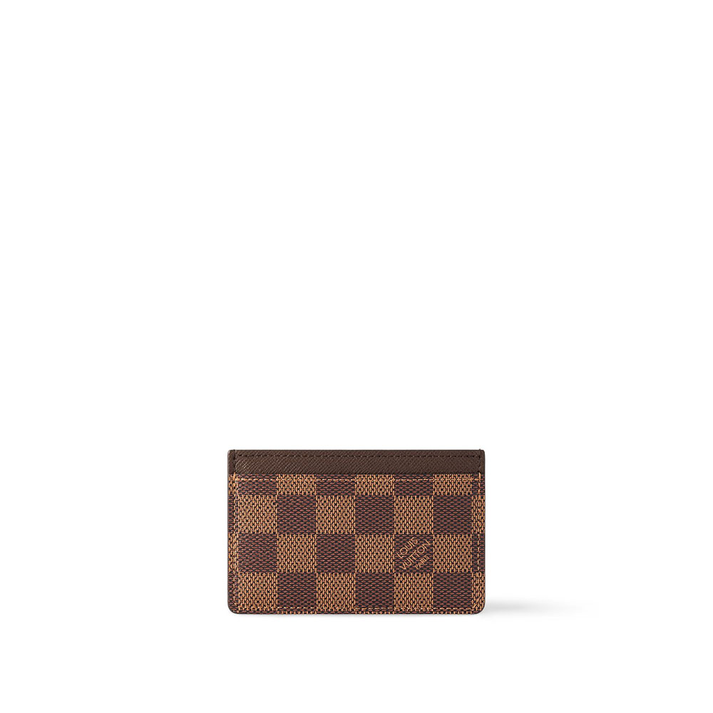 Louis Vuitton Card Holder Damier Ebene Canvas N61722