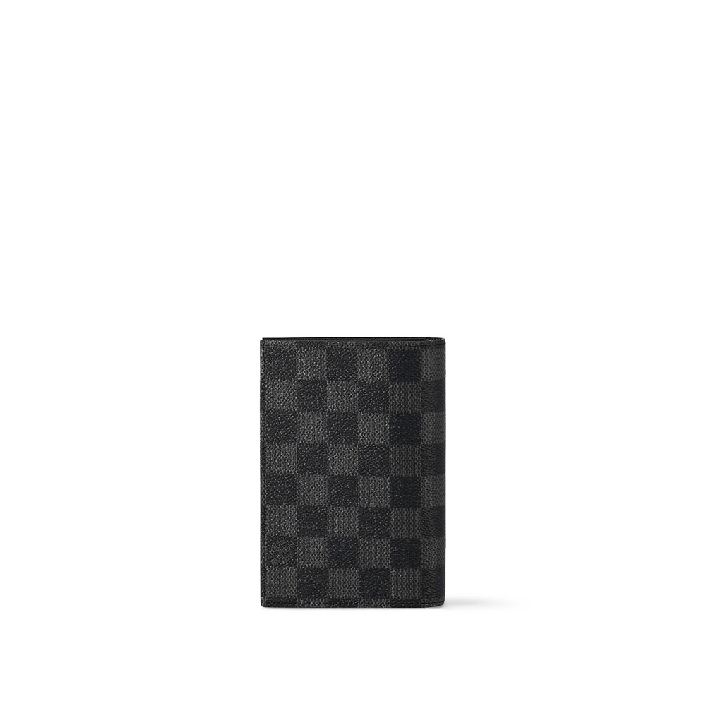 Louis Vuitton Passport Cover Damier Graphite Canvas Wallet N64411 - Photo-3