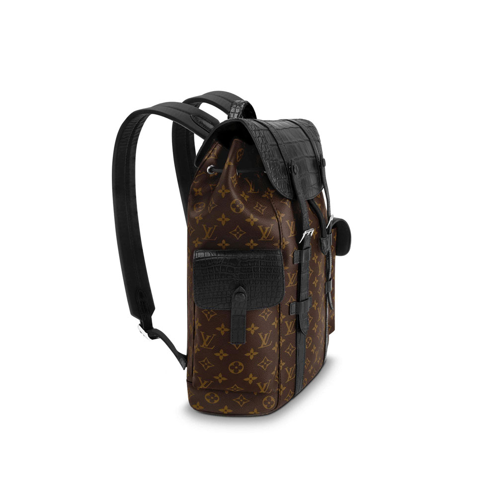 Louis Vuitton Christopher Backpack PM Crocodilien Mat N93489 - Photo-2