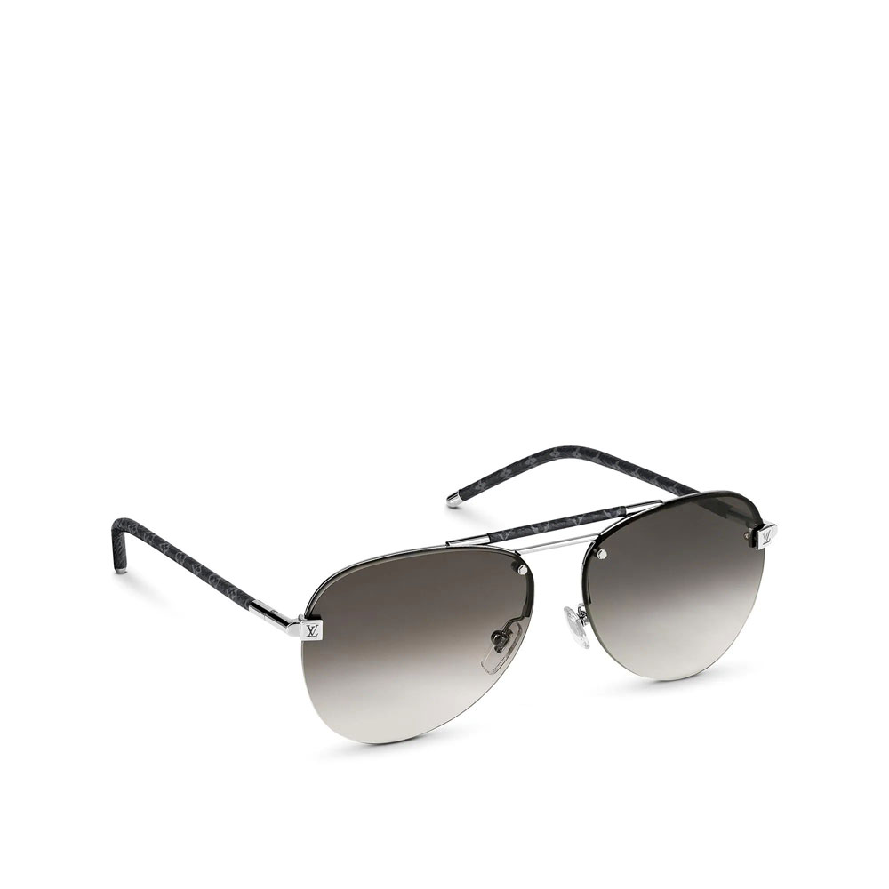 Louis Vuitton Clockwise Canvas Sunglasses in Grey Z1109W