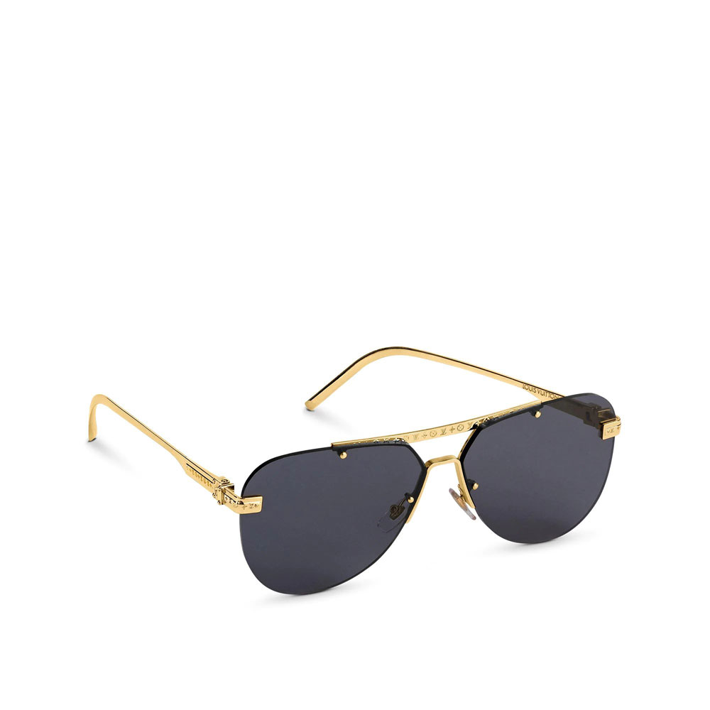 Louis Vuitton Ash Sunglasses in Gold Z1261W