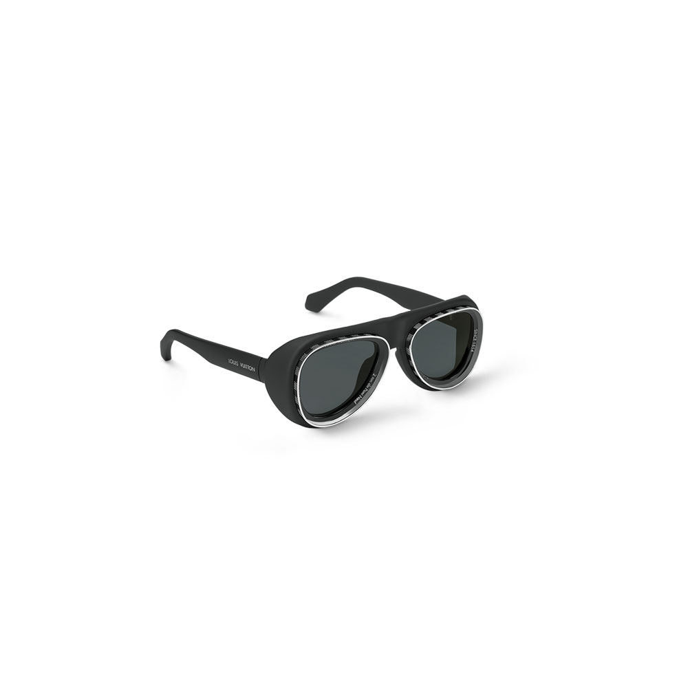 Louis Vuitton Super Vision Pilot Sunglasses S00 Black Z2445U