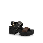 Louis Vuitton Laureate Platform Sandal in Black 1A6654