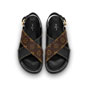 Louis Vuitton Paseo Flat Comfort Sandal in Black 1A8O1Z - thumb-2
