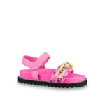 Louis Vuitton Paseo Flat Comfort Sandal in Pink 1A90PY