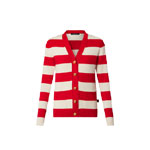 Louis Vuitton Chunky Stripes Cardigan Red 1ABCMD