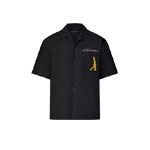 Louis Vuitton Open Collar Short-Sleeved Cotton Shirt 1AFJHQ