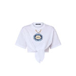 Louis Vuitton Patch Self-Tie T-Shirt White 1AFPG5