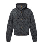 Louis Vuitton Monogram Denim Hooded Blouson 1AFQBL