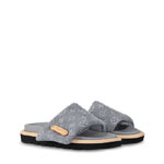 Louis Vuitton Pool Pillow Flat Comfort Mule in Gray 1AGUZX