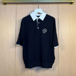 Louis Vuitton Embroidered Short-Sleeved Cotton Blend Polo Shirt 1AHUJI