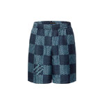 Louis Vuitton Damier Silk Shorts 1AHVT9
