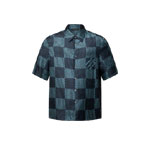 Louis Vuitton Damier Short-Sleeved Silk Shirt 1AHVXV