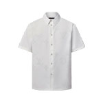 Louis Vuitton Monogram Printed Short-Sleeved Shirt 1AIKB5
