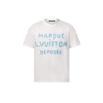 Louis Vuitton Embroidered Signature T-Shirt 1AIKD4
