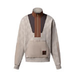 Louis Vuitton Damier Hybrid Half-Zip Workwear Pullover 1AIMJZ