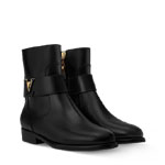 Louis Vuitton Midtown Flat Ankle Boot in Black 1AIUAJ