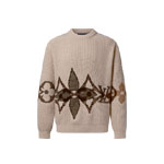 Louis Vuitton Graphic Knitted Crewneck 1AJBVT