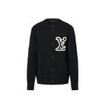 Louis Vuitton Chunky Intarsia Signature Cardigan 1AJBXP