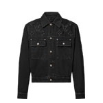 Louis Vuitton Monogram Destroy Denim Trucker Jacket 1AJDVD