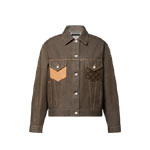 Louis Vuitton Speedy Patch Denim Jacket 1AJFQZ