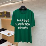 Louis Vuitton Embroidered Signature Short-Sleeved T-Shirt 1AK6I9