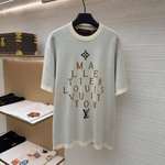 Louis Vuitton Short-Sleeved Signature Crewneck 1AK6YQ