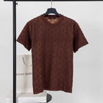 Louis Vuitton Hidden Monogram Short-Sleeved Jacquard Crewneck 1AKO3B