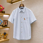 Louis Vuitton Short-Sleeved Shirt With Zipper Pocket 1AKOP4