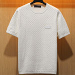 Louis Vuitton Knitted Mesh Short-Sleeved Crewneck 1AKOVA