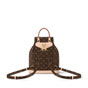 Louis Vuitton Montsouris PM Backpack Monogram Canvas Brown M11198 - thumb-3