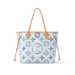 Louis Vuitton Neverfull MM Tote Bag in Monogram Canvas Blue M11263