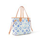 Louis Vuitton Neverfull MM Tote Bag in Monogram Canvas Blue M11263 - thumb-2