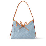 Louis Vuitton CarryAll PM Bag in Monogram Canvas Blue M11462
