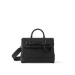 Louis Vuitton Steamer PM Bag in Taurillon Monogram Black M24436
